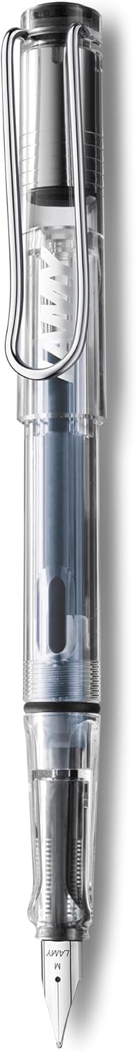 Lamy Vista see-through fountain pen with medium nib