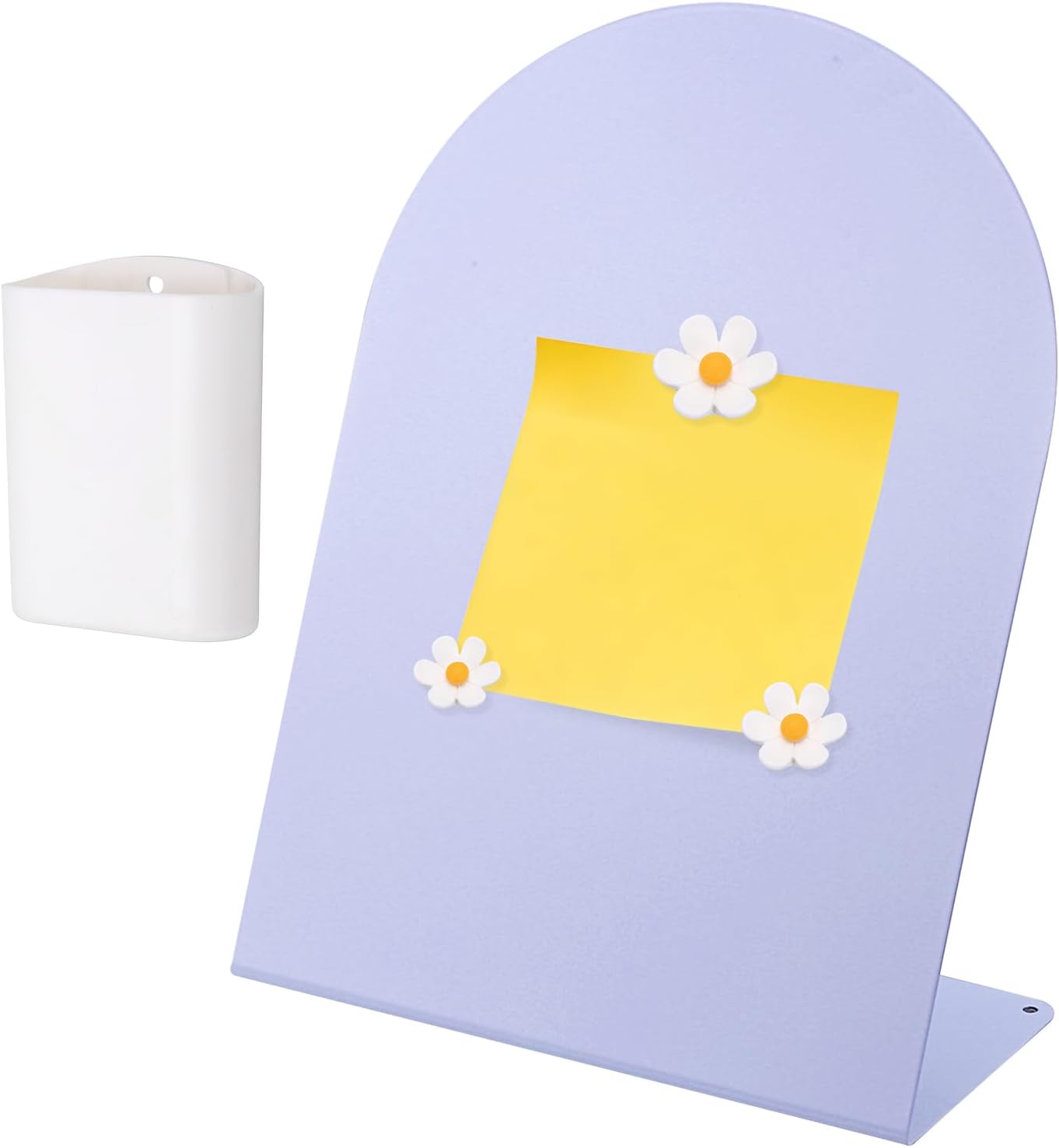Kikkerland purple magnetic memo board with Inkerie design